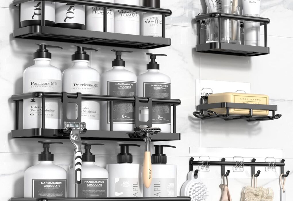 YASONIC Shower Caddy: Rustproof Bliss & Easy Storage!
