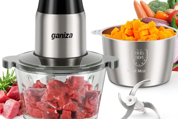 GANIZA Food Processor: Grind, Chop & More!