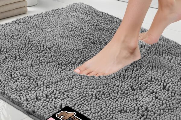 GORILLA GRIP Bath Mat: Soft, Safe & Stylish!